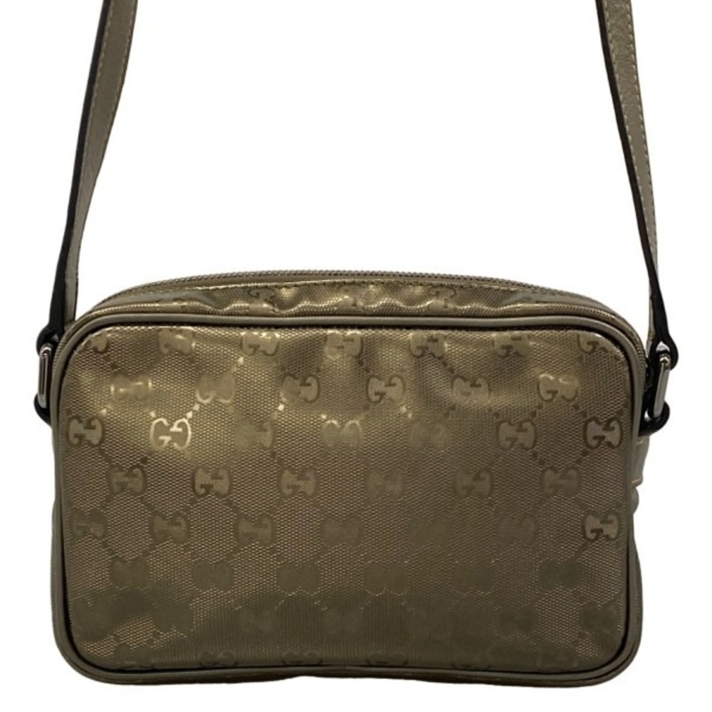 Gucci Shoulder Bag Imprime Leather Khaki Green - Picture 4 of 10